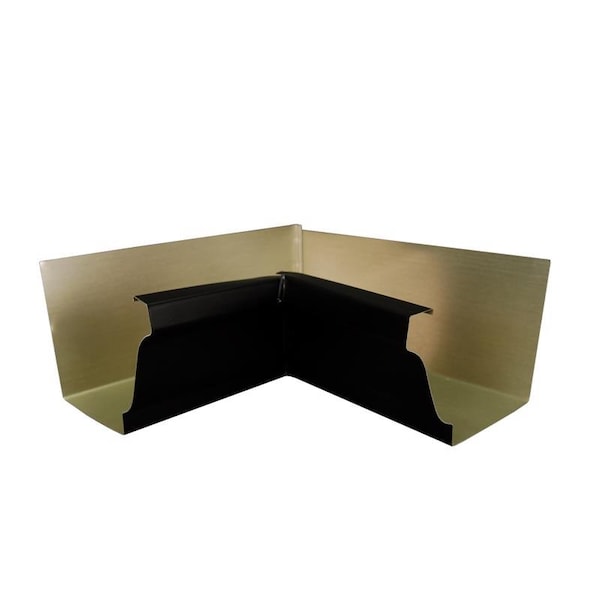 Amerimax Home Products Amerimax 3.75 in. H X 8.88 in. W X 8.88 in. L Black Aluminum K Inside Miter - 2500135
