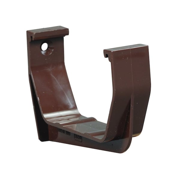Amerimax Home Products Amerimax 5.75 in. H X 3.25 in. W X 5 in. L Brown Vinyl U Exterior Hook Bracket - T1519