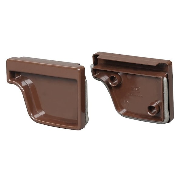 Euramax Amerimax End Cap Set, Vinyl, For: 5 in K Style Gutter - M1611
