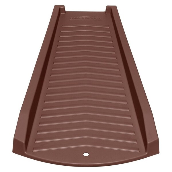 Amerimax Home Products Splash Block, 24 in L, 11-1/2 in W, Steel, Brown - 3001-12