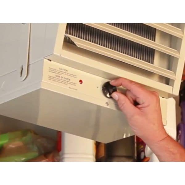 Dayton Electric Wall & Ceiling Unit Heater, 1 Phase, 240/208VAC, 12-1/2 in H x 14 in W x 11-1/4 in D - 3UG73