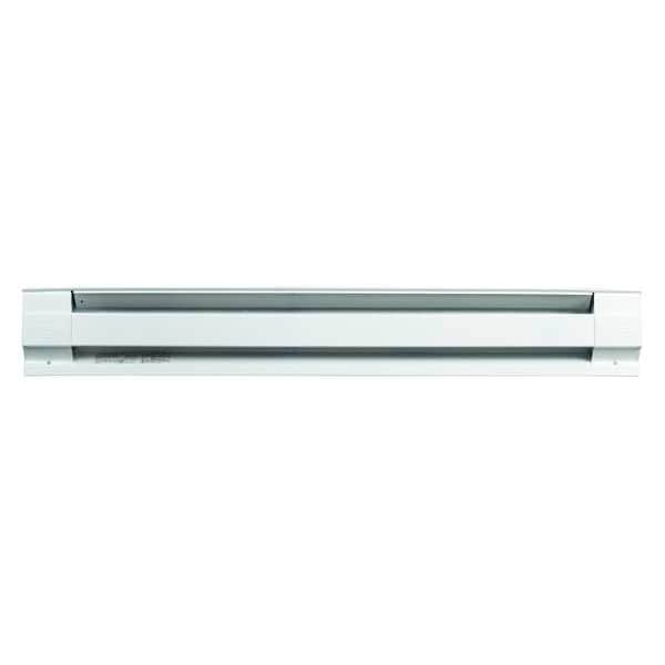 Cadet Electric Baseboard Heater, 30 in, 500W, 120V, White - 2F500-1W