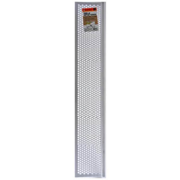 Thermwell Products G636W Vinyl Snap In Gutter Screen- White - 6.63 in. x 3 ft. - 394723