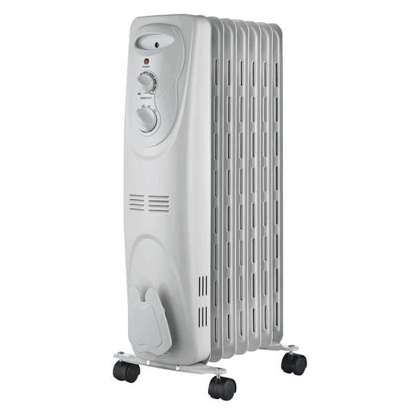 Dayton Portable Electric Heater, 1500, 120V AC, 1 Phase, 5118 BtuH, Non-Oscillating - 53TY90
