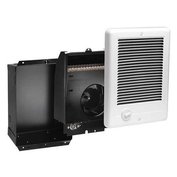 Cadet Recessed Electric Wall-Mount Heater, Recessed, 2000/1500W W, 240/208V AC, White - CSC202TW