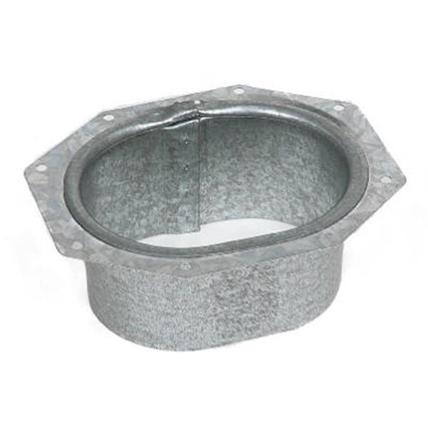 Swivel 21051 2 x 3 in. Mill Finish Aluminum Gutter Outlet, C Style - SW597859