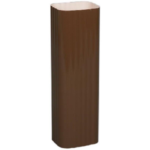Amerimax Home Products 3201419120 Brown Galvanized Steel Downspout- 2 x 3 in., 10PK - 146779