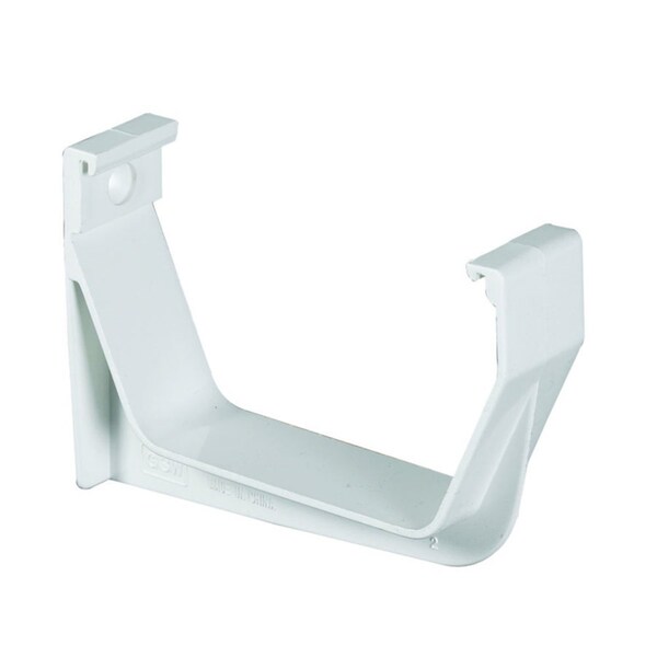 Amerimax Home Products Amerimax 3.25 in. H X 1.125 in. W X 5.75 in. L White Vinyl U Exterior Hook Bracket - T0519