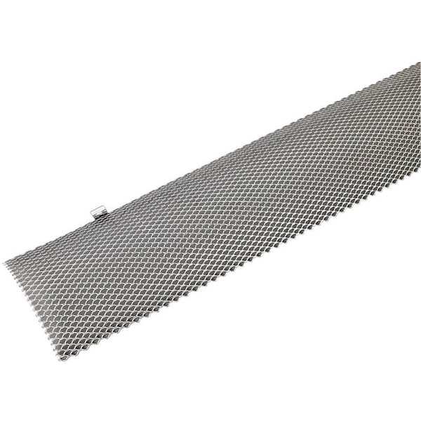 Amerimax Home Products Hinged Gutter Guard, 3 ft L, 5 in W, Steel, Galvanized - GGGLK5