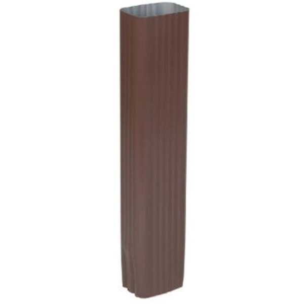 Swivel 2507519 15 in. Brown Aluminum Downspout Extension, 24PK - SW2069327