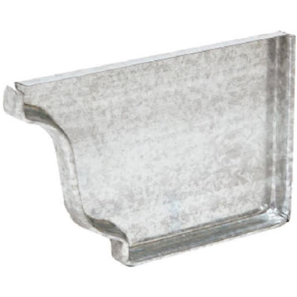 Swivel Pro Series 15206 4 in. Mill Finish Galvanized Steel Right End Cap - SW932123