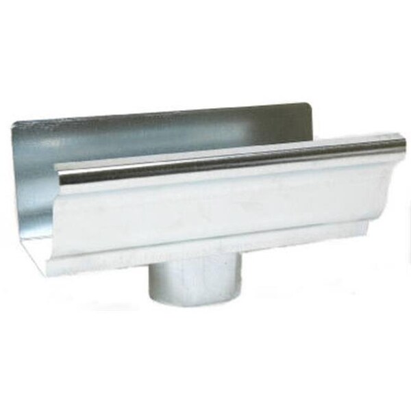 Swivel 15010 Mill Finish Galvanized Steel End Piece With Drop - 4 in - SW564662