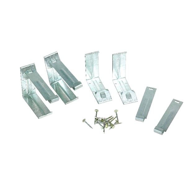 Amerimax Home Products Amerimax 1.5 in. H X 4 in. W X 5.5 in. L Metallic Galvanized Steel K Fascia Bracket - 29020PK