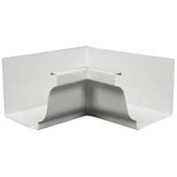 Grilltown 27201 Aluminum Gutter Inside Mitre White - 5 In. - GR426813