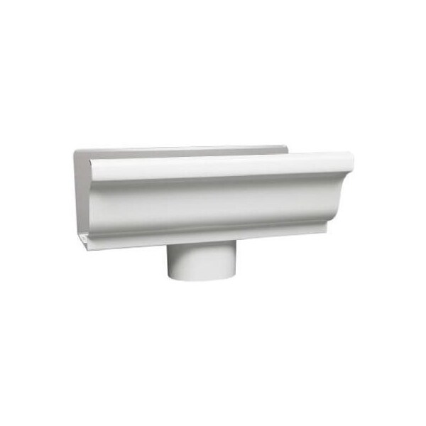 Amerimax Home Products 5 WHT ALU EndDrop - 27010