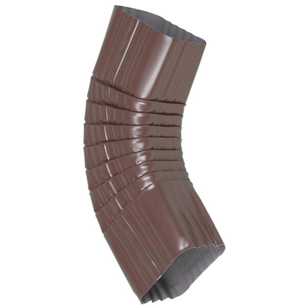 Amerimax Home Products 4526519 3 x 4 in. B Elbow Downspout - Brown Aluminum, 10PK - 5023171