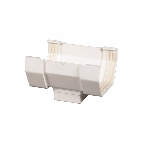 Amerimax Home Products 5 WHT CTR Drop Outlet - T0506