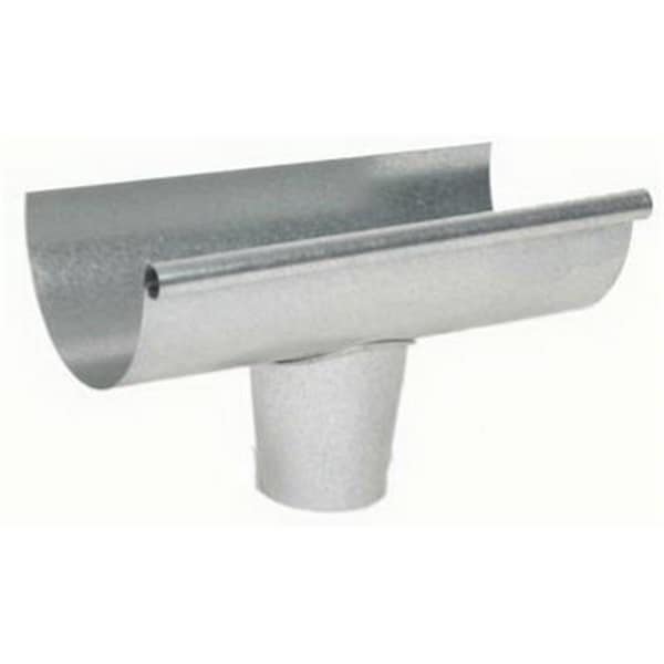 Swivel Pro Series DE2653 5 in. Galvanized Gutter End With Drop Outlet - SW583535