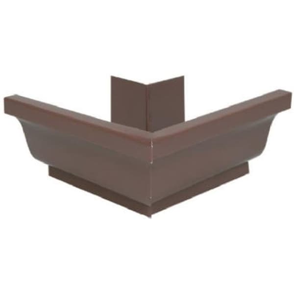 Amerimax Home Products Amerimax Home Products 1920219 4 in. Brown Galvanized Steel Gutter Outside Mitre - 153445