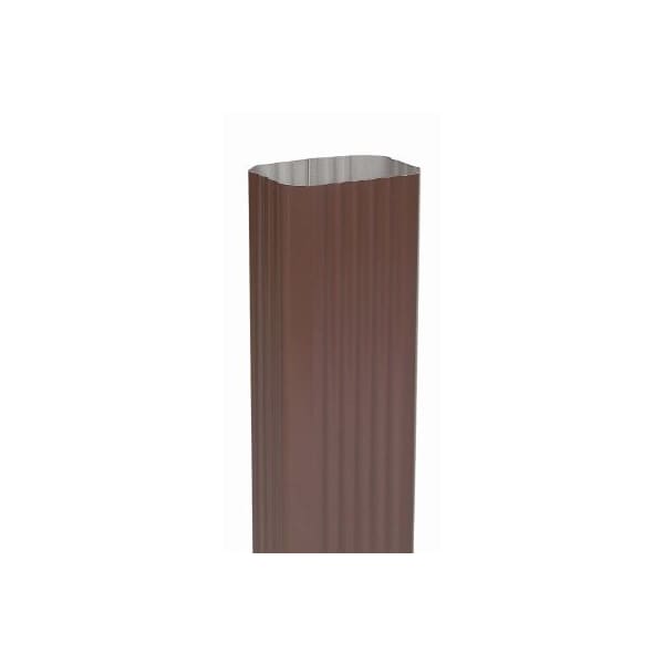 Amerimax Home Products 3x4 BRN ALU Downspout - 4401119120