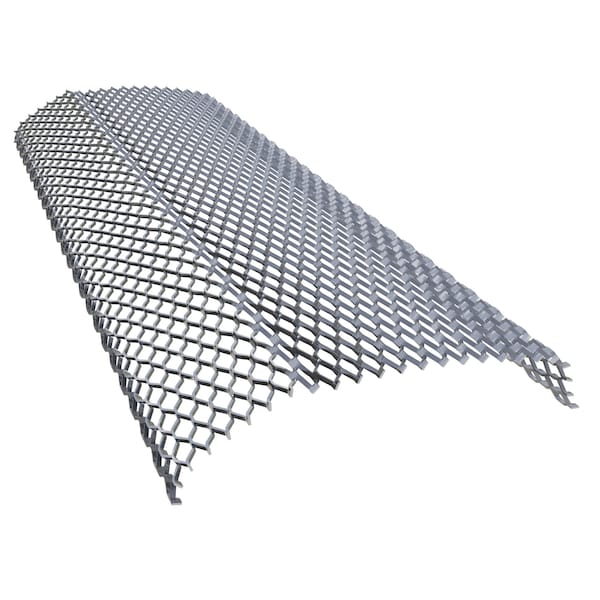 E-Z-Gutter Guard E-Z-Quick Aluminum Mesh Gutter Guards for 6 inch Gutters, Covers 39.25 feet, 4PK - EZQ610-4PK