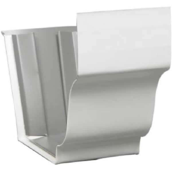 Amerimax Home Products Amerimax Home Products 33209 5 in. Galvanized Steel Slip Joint Connector; White - 457663