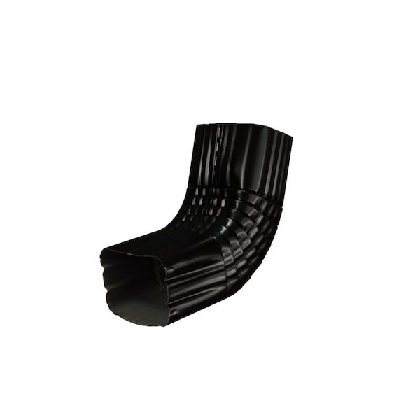 Amerimax Home Products Amerimax 4 in. H X 2 in. W X 3 in. L Black Aluminum A Downspout Elbow - 2506435