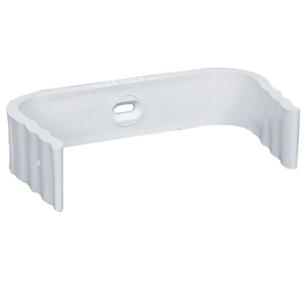 Amerimax Home Products Amerimax 1 in. H X 7 in. W X 8 in. L White Vinyl K Downspout Band - 39029