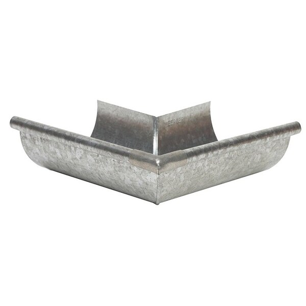 Amerimax Home Products LOS265 Outside Miter, Steel, Galvanized - LOS265-U