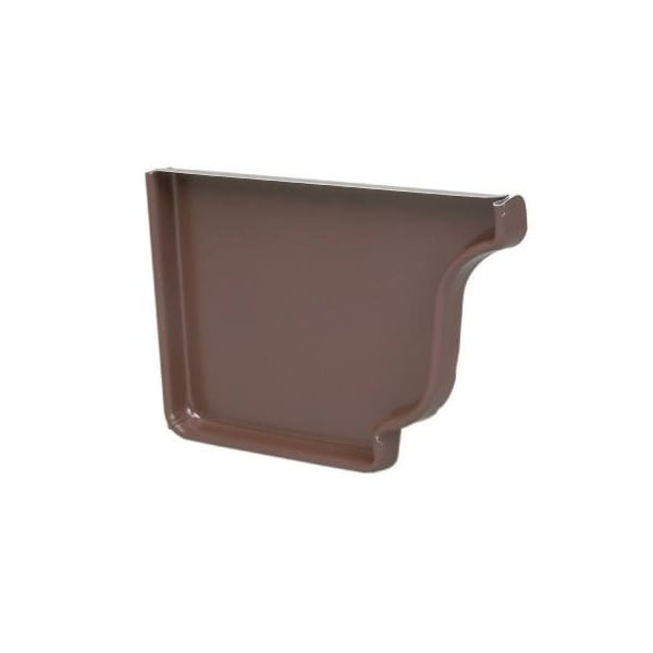 Amerimax Home Products 5 BRN ALU Right EndCap - 2520619