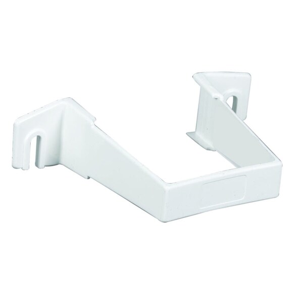 Amerimax Home Products Amerimax 1 in. H X 3.3 in. W X 4.3 in. L White Vinyl U Downspout Bracket - T0534