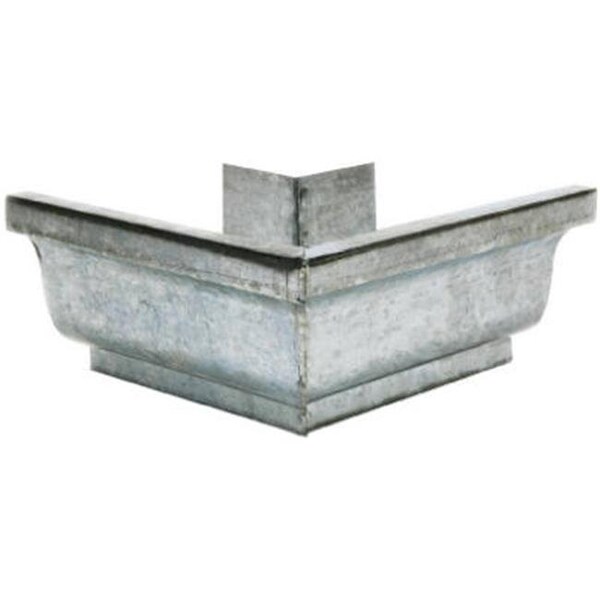 Amerimax Home Products Amerimax Home Products 15202 Gutter Outside Mitre; Mill Finish Galvanized Steel - 4 in - 214916