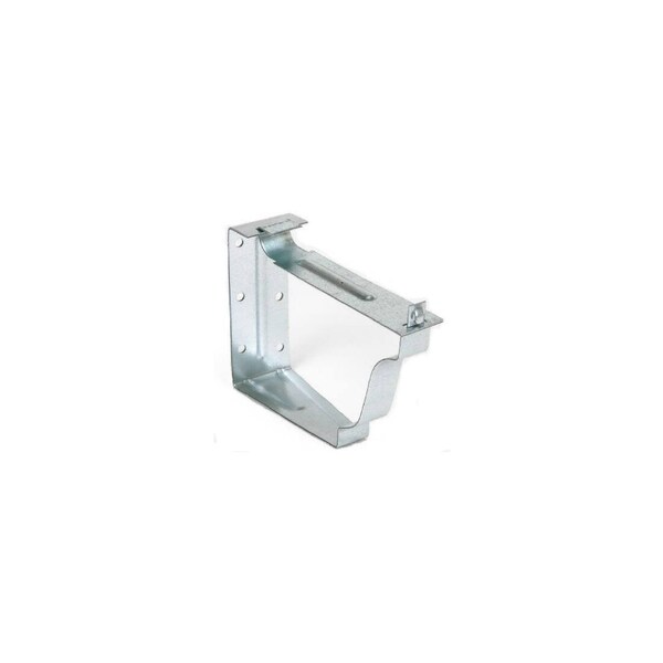 Amerimax Home Products Snap Lok Bracket, Galvanized, 6 in L, 4 in W, 2 in H Gray - 29022