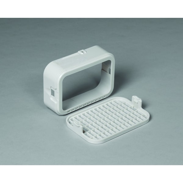 Amerimax Home Products Amerimax 3 in. H X 4 in. W X 1.5 in. L White Plastic K Rodent Guard - 37553