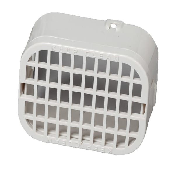 Amerimax Home Products Amerimax 3 in. H X 4 in. W X 1.5 in. L White Plastic K Rodent Guard - 37553