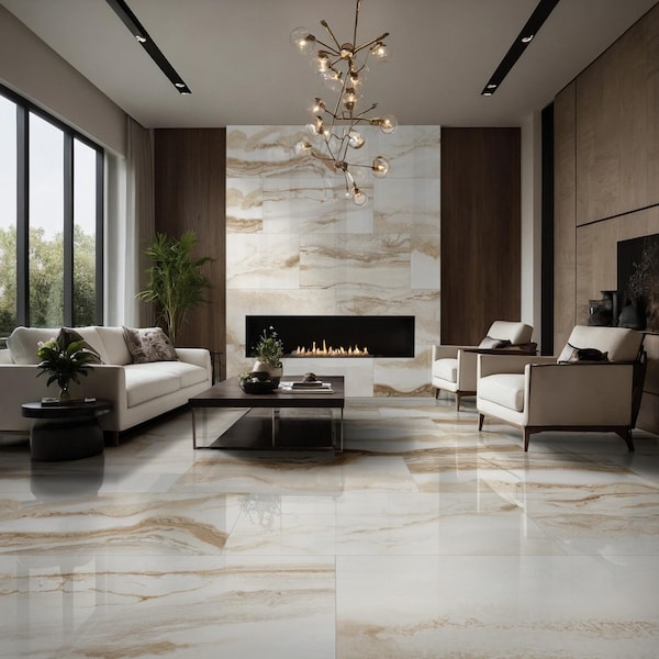 Msi Aurora Sands Sample  Polished Porcelain Floor And Wall Tile - ZOR-PT-0800-SAM
