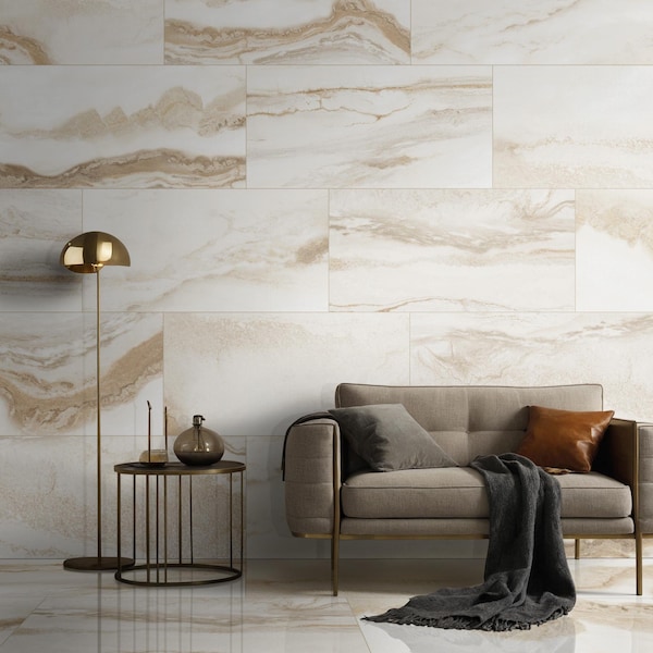 Msi Aurora Sands Sample  Polished Porcelain Floor And Wall Tile - ZOR-PT-0800-SAM