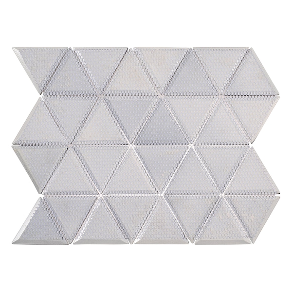 Andova Tiles SAMPLE BLEUM 3 x 3 Beveled Glass Novelty Mosaic Tile - SAM-ANDBLE284