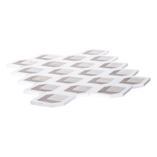 Andova Tiles ANDOVA TILES Easton 5" x 3" Glass Novelty Mosaic Wall & Floor Tile - ANDEAS336