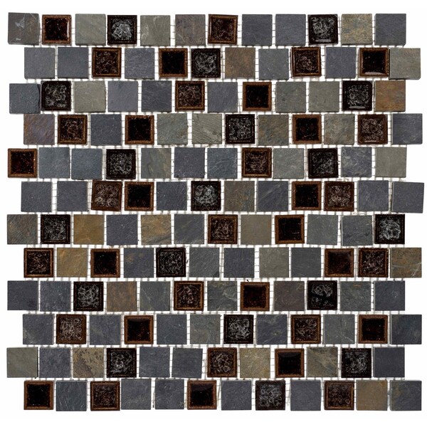 Andova Tiles ANDOVA TILES Exploration Italy 1" x 1" Grid Mosaic Tile - ANDEXPIT367