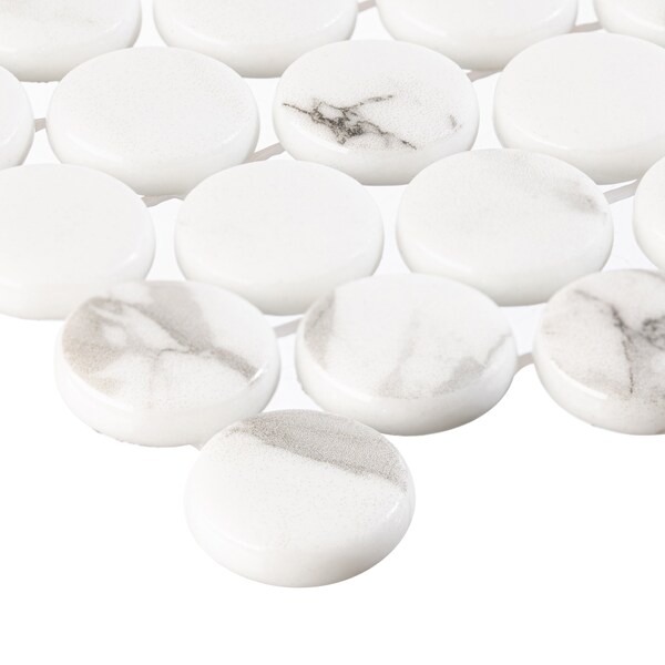 Andova Tiles Muse 1 in. x 1 in. Glass Penny Round Mosaic Wall & Floor Tile - ANDOVA TILES