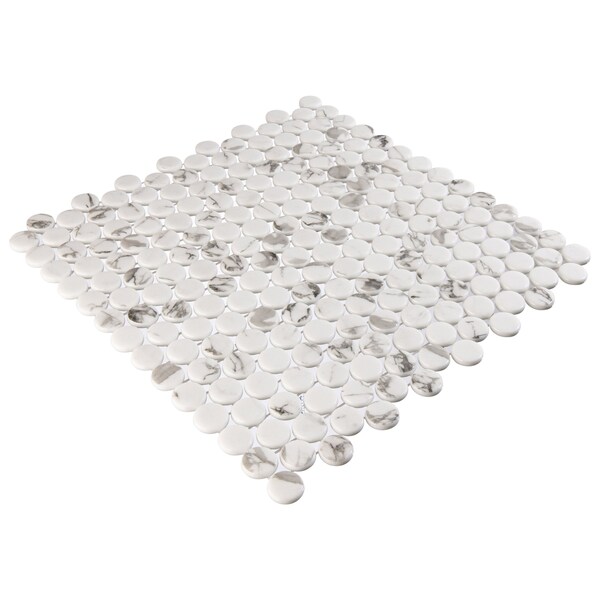 Andova Tiles Muse 1 in. x 1 in. Glass Penny Round Mosaic Wall & Floor Tile - ANDOVA TILES