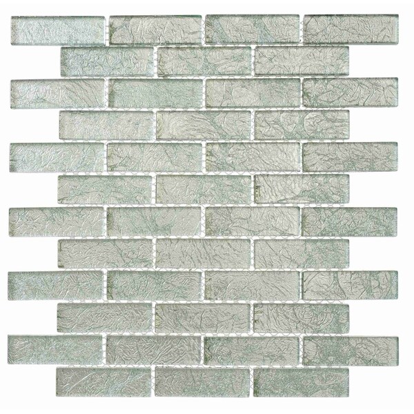 Andova Tiles SAMPLE Chloe 1 x 3 Glass Brick Joint Mosaic Wall Tile - SAM-ANDCHL310