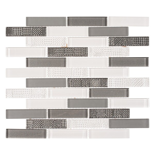 Andova Tiles SAMPLE North 1 W x 4 L Glass Mosaic Wall Tile - SAM-ANDNOR497