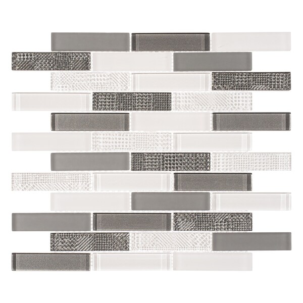 Andova Tiles SAMPLE North 1 W x 4 L Glass Mosaic Wall Tile - SAM-ANDNOR497