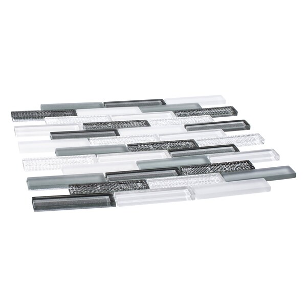 Andova Tiles SAMPLE North 1 W x 4 L Glass Mosaic Wall Tile - SAM-ANDNOR497