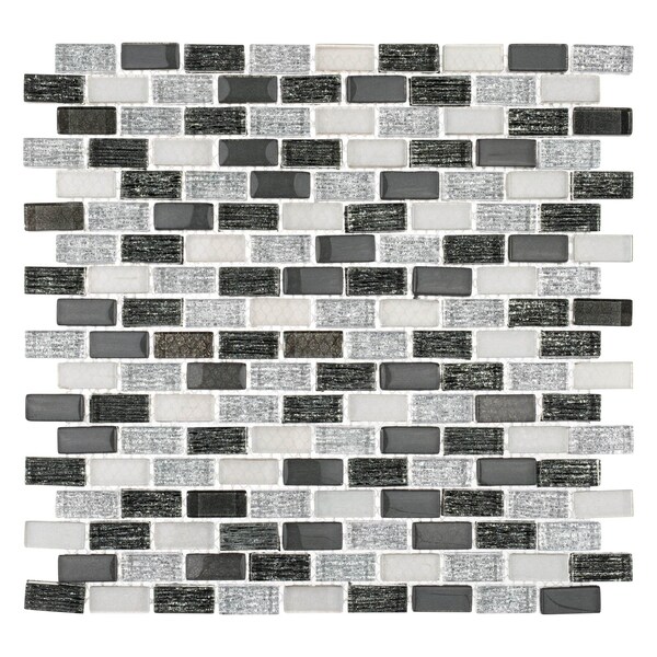 Andova Tiles SAMPLE Highline 0625 x 125 Glass Mosaic Sheet Floor Use Tile - SAM-ANDHIG150