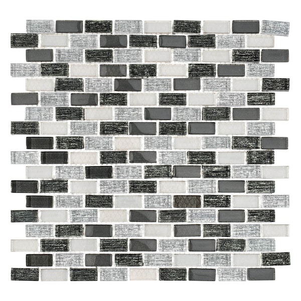 Andova Tiles SAMPLE Highline 0625 x 125 Glass Mosaic Sheet Floor Use Tile - SAM-ANDHIG150