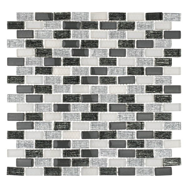 Andova Tiles SAMPLE Highline 0625 x 125 Glass Mosaic Sheet Floor Use Tile - SAM-ANDHIG150