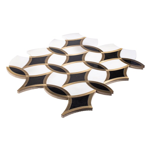 Andova Tiles SAMPLE- Fleur specialty Natural Stone Wall Mosaic Tile - SAM-ANDFLE1030